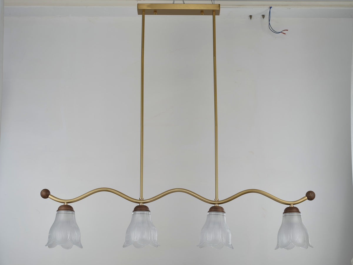 Cloveraine Linear Chandelier supplier real complete product photograph 2 for AL-GINX-5917-4L