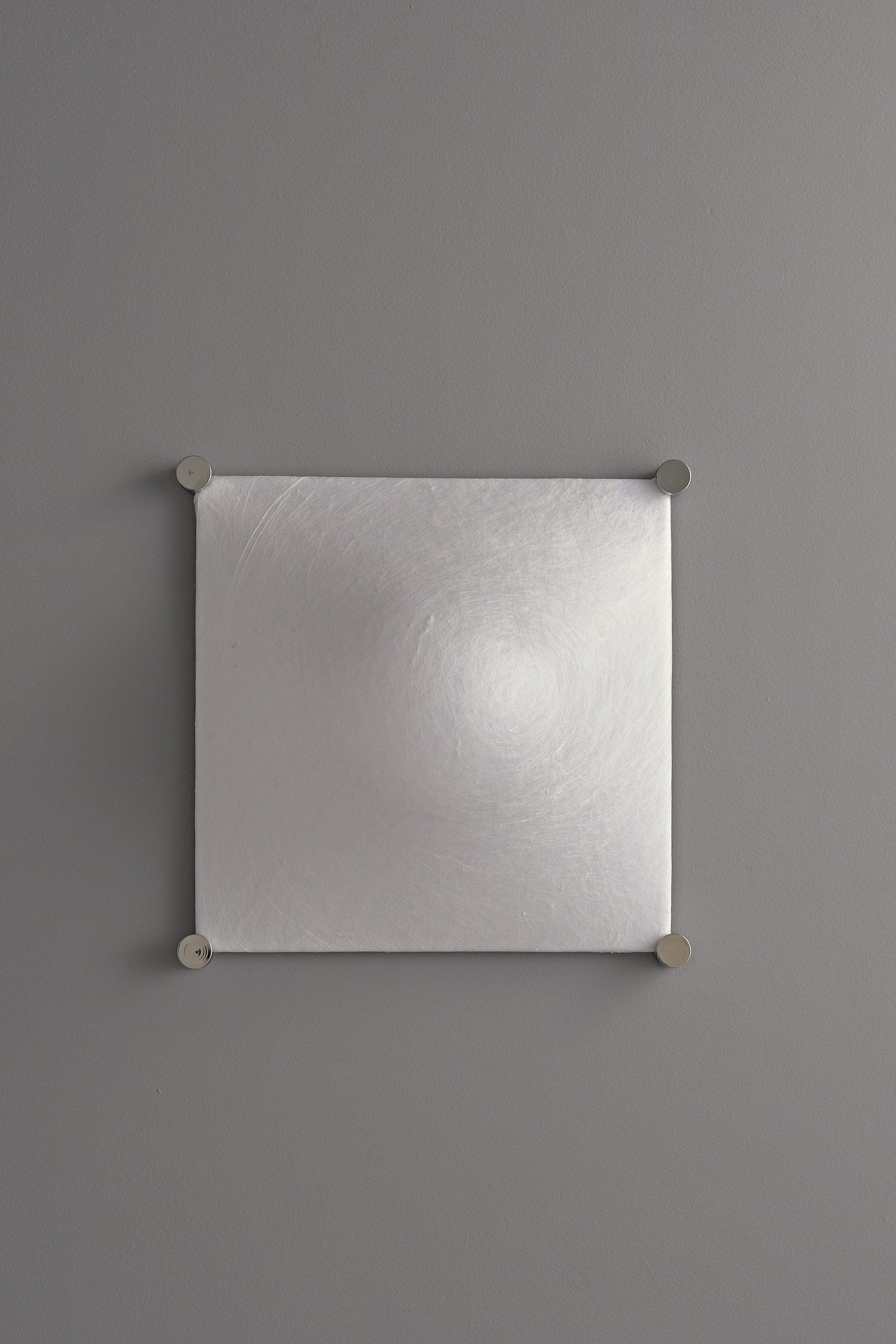 Modern Square Mulberry Silk Ceiling Light in Chrome - 12 12-detail-edge
