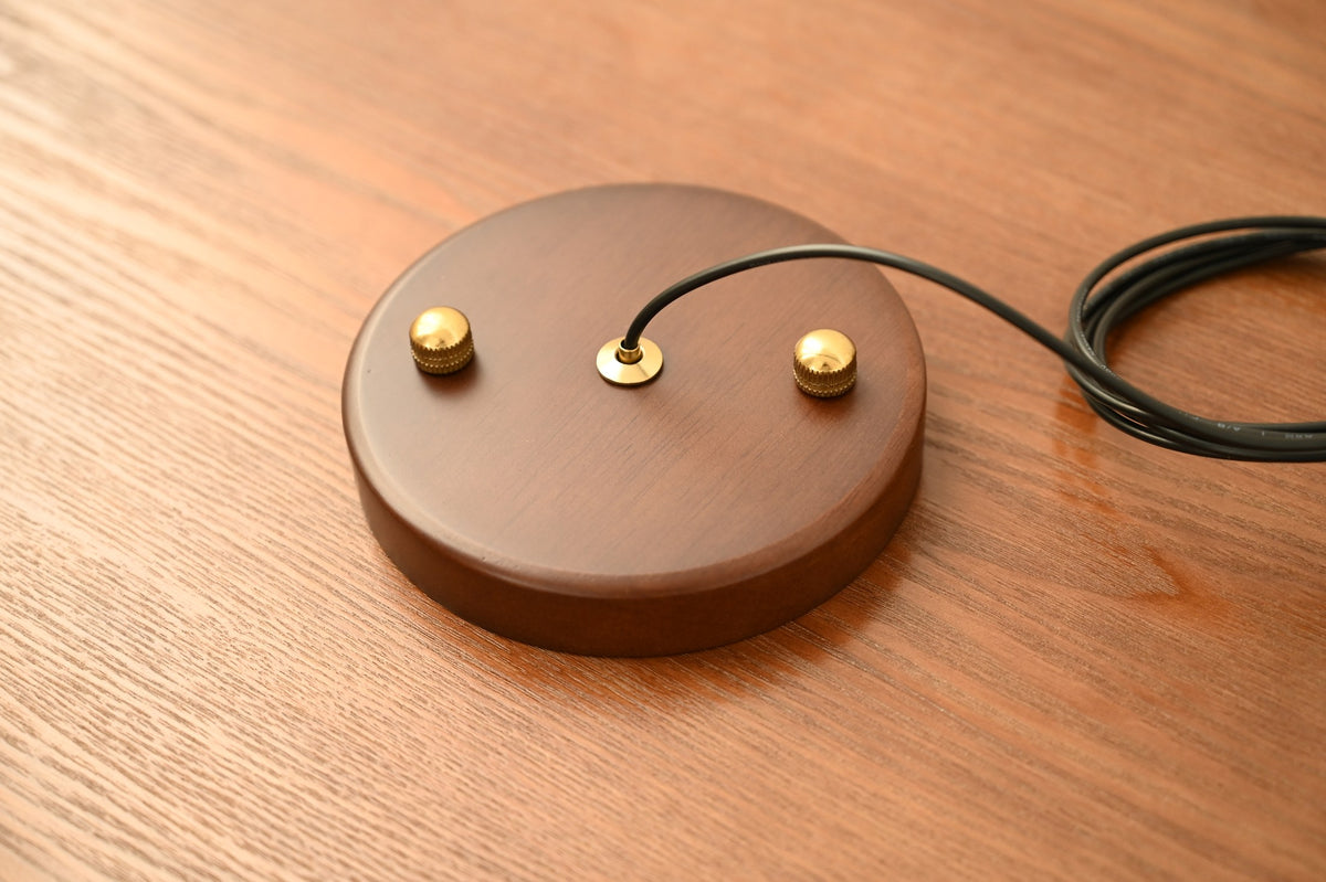 Modern Mulberry Silk Globe Pendant Light in Dark Walnut - 12 12-detail-silk-shade