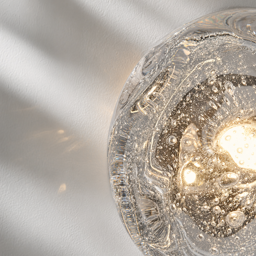 Modern Crystal Glass Globe Wall Sconce - product image 29