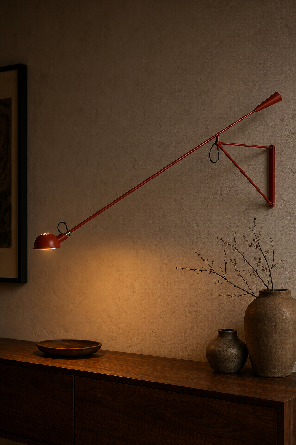 Colorful Swing-Arm Wall Lamp gallery 12 night mood