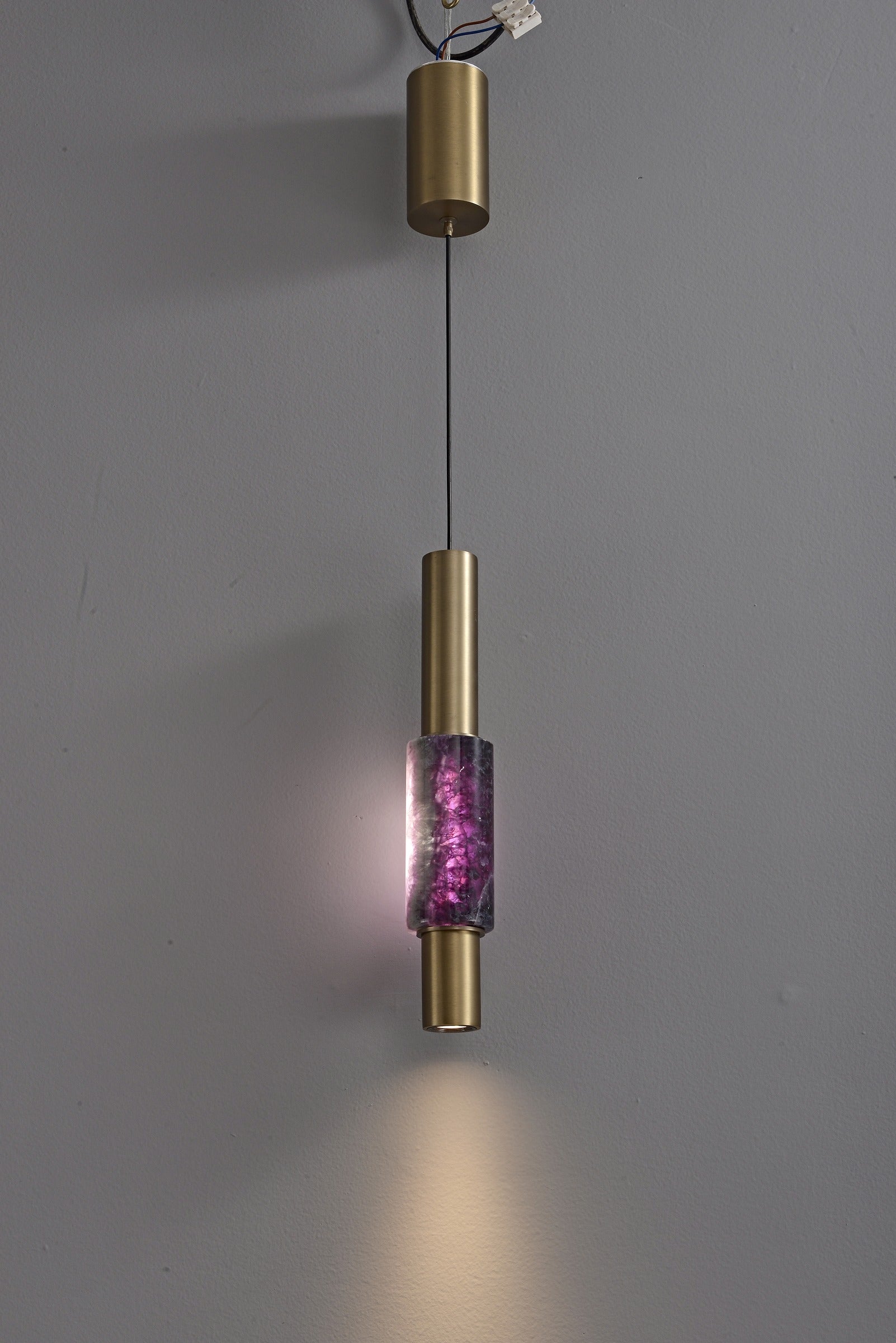 Modern Crystal Cylinder Pendant Light - 23 12-real-detail-8