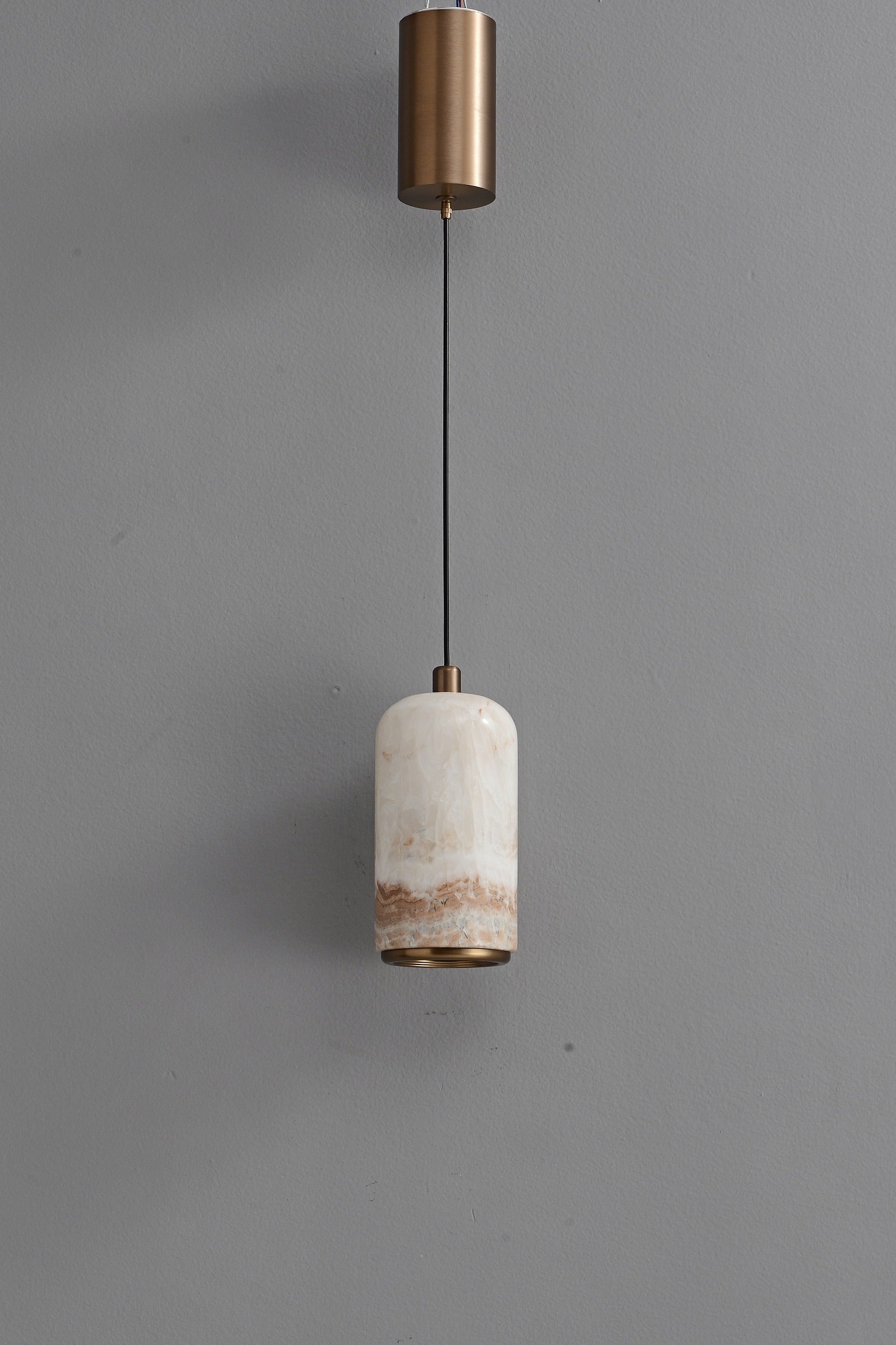 Modern Colorful Stone Cylinder Pendant Light - 12 12-real-detail-9
