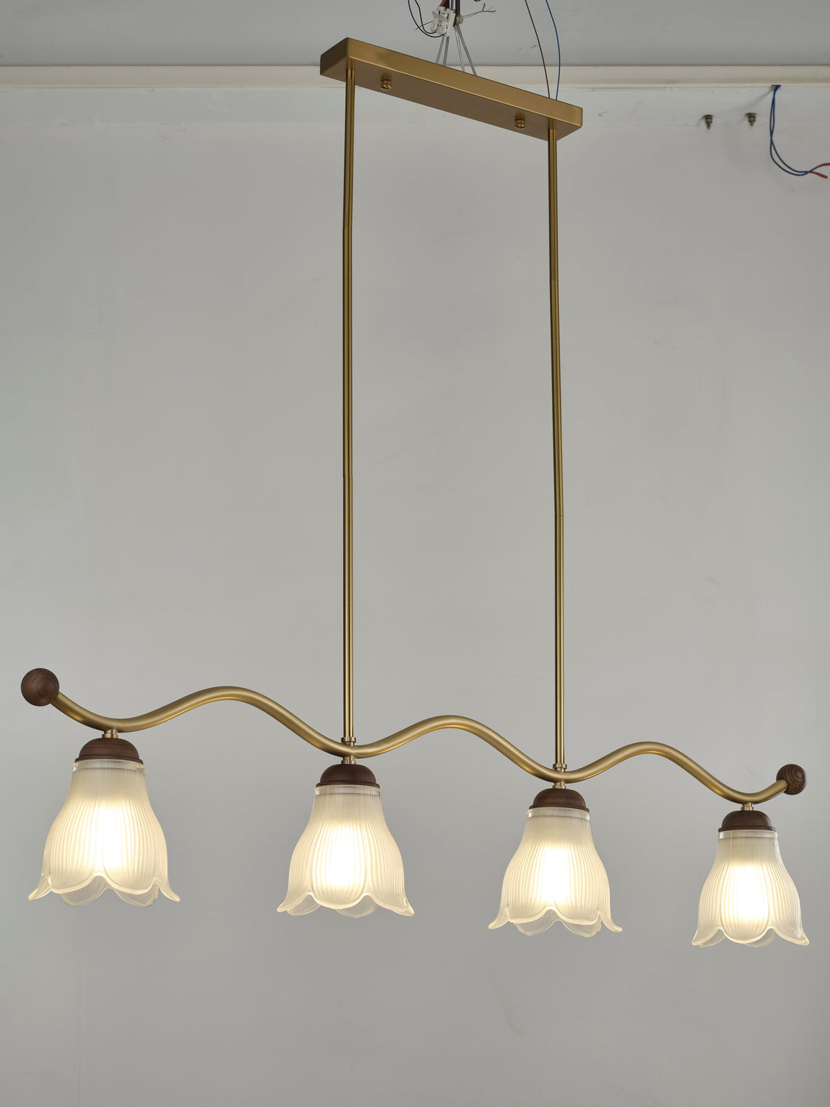 Cloveraine Linear Chandelier supplier real complete product photograph 3 for AL-GINX-5917-4L