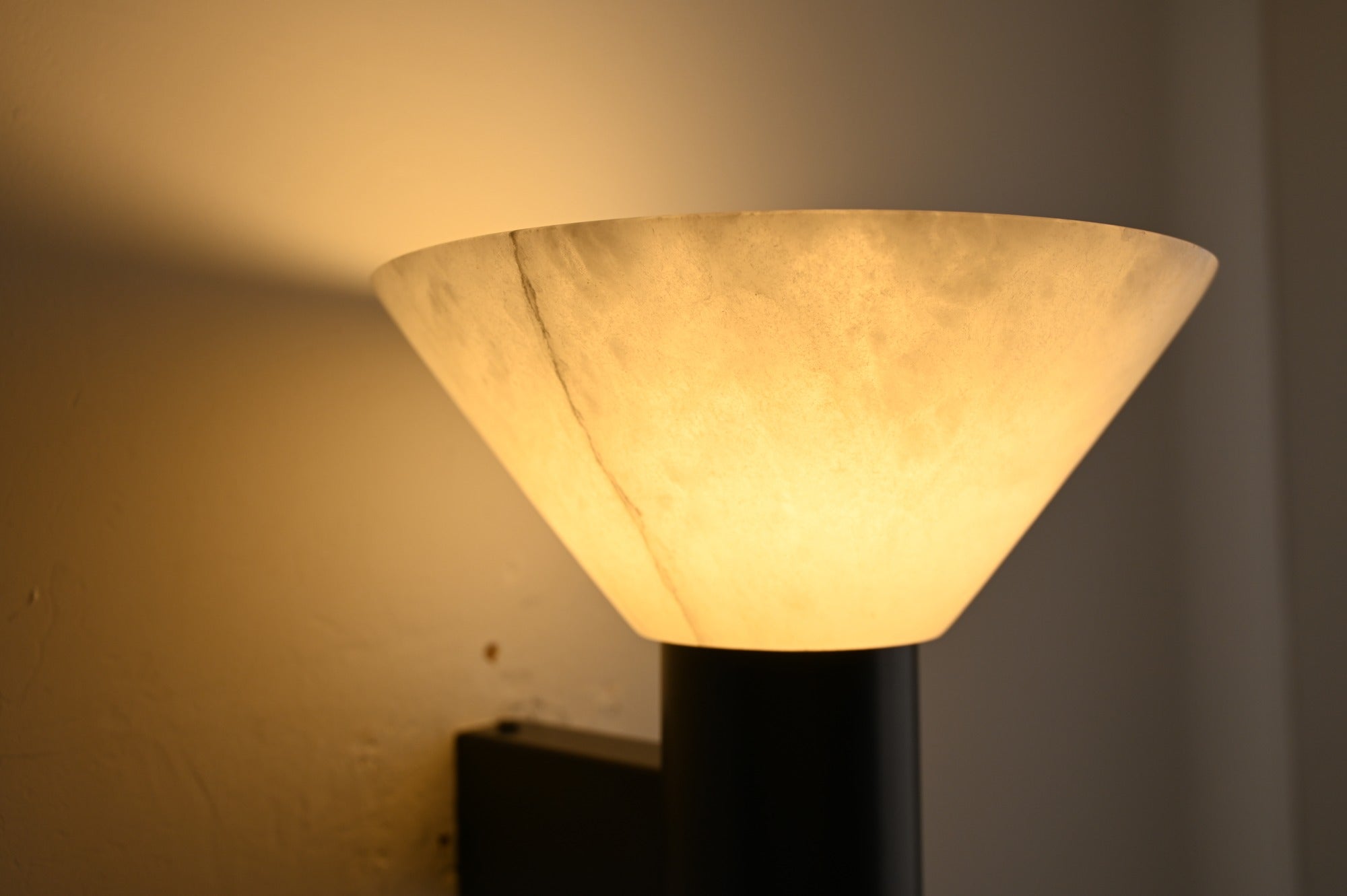 Modern Snowflake Alabaster Cup Wall Sconce - 12 real photo 7