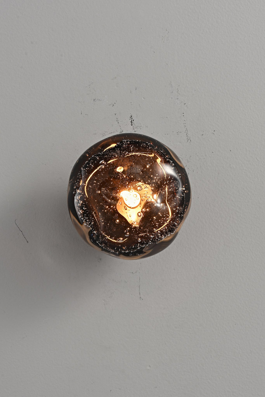 Modern Crystal Glass Globe Wall Sconce - 12 12-real-shot-crystal-glass-globe-wall-sconce-backplate