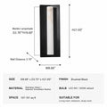 Modern Spanish Snowflake Marble Wall Sconce - 08 1226-sku-brushed-black-marble-wall-sconce