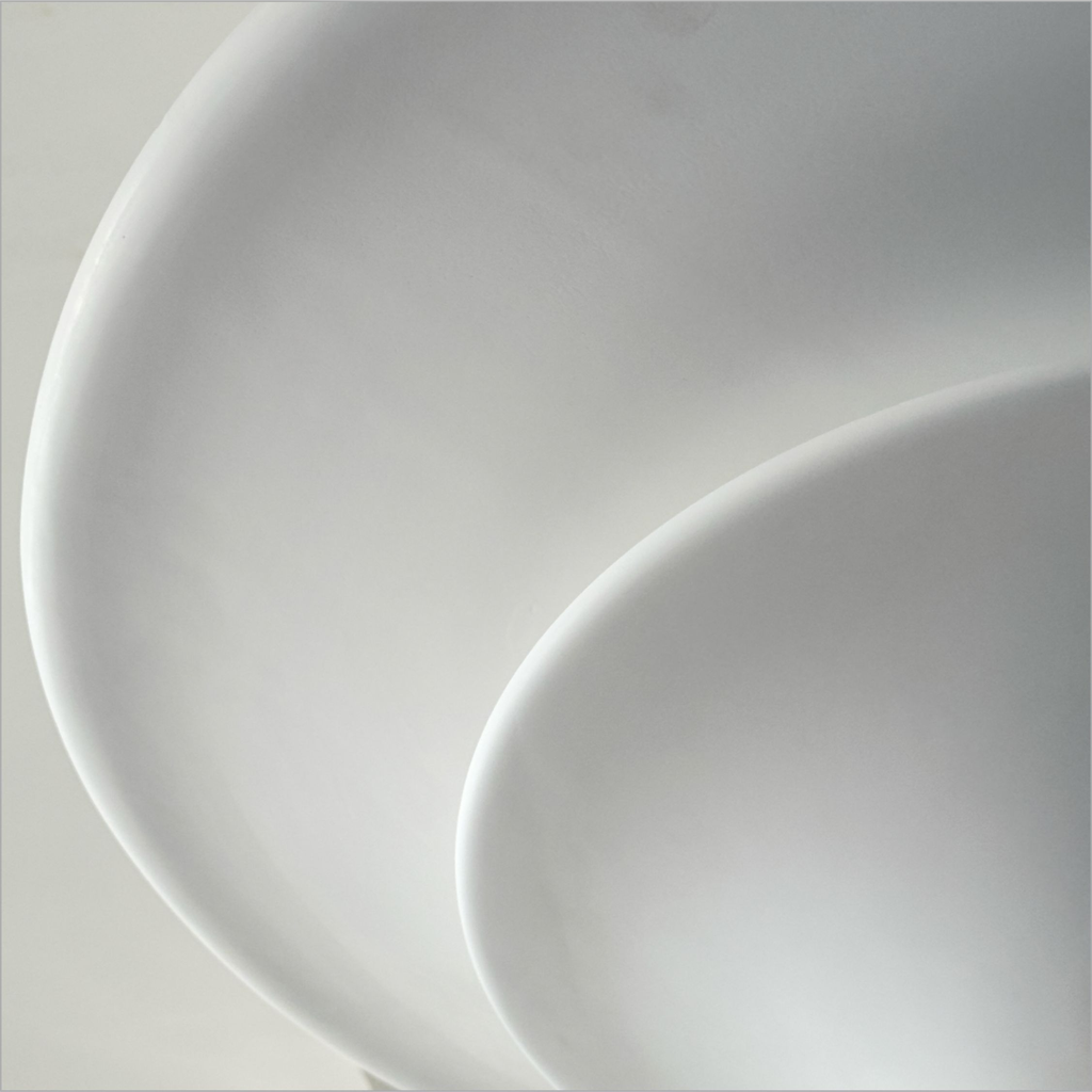 Sculptural Double-Tier Plaster Wall Sconce — real GRG plaster material close-up