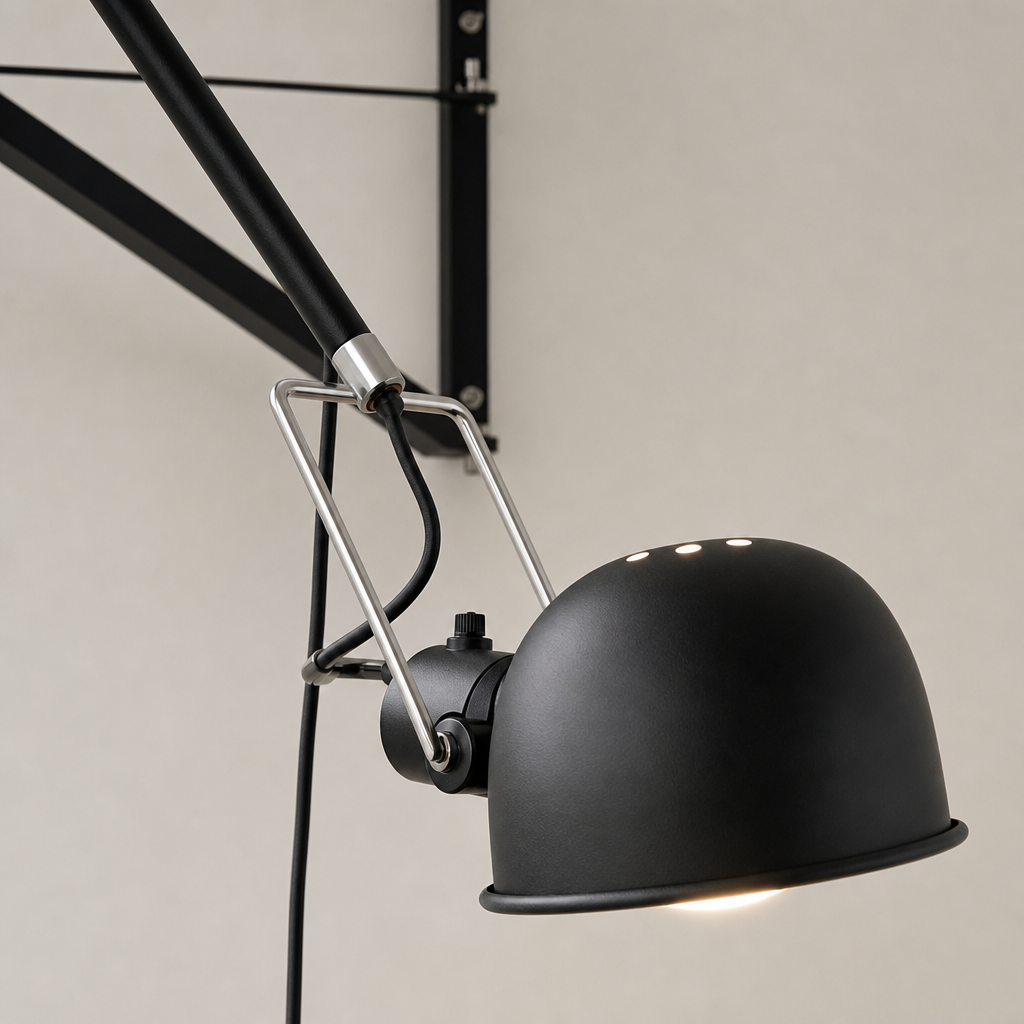 Colorful Swing-Arm Wall Lamp gallery 13 material close up