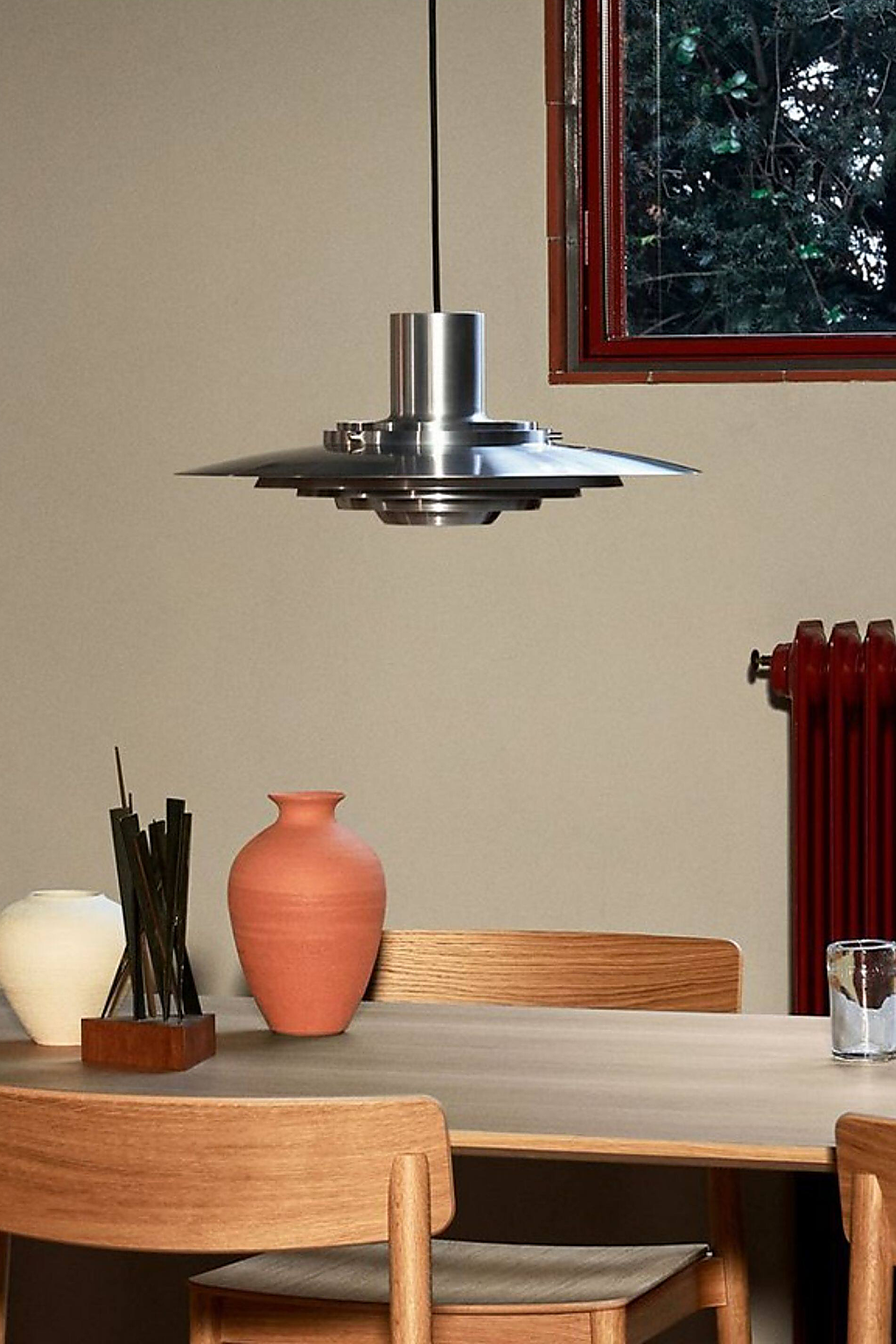 Layered Brushed Metal Pendant Light mixed gallery