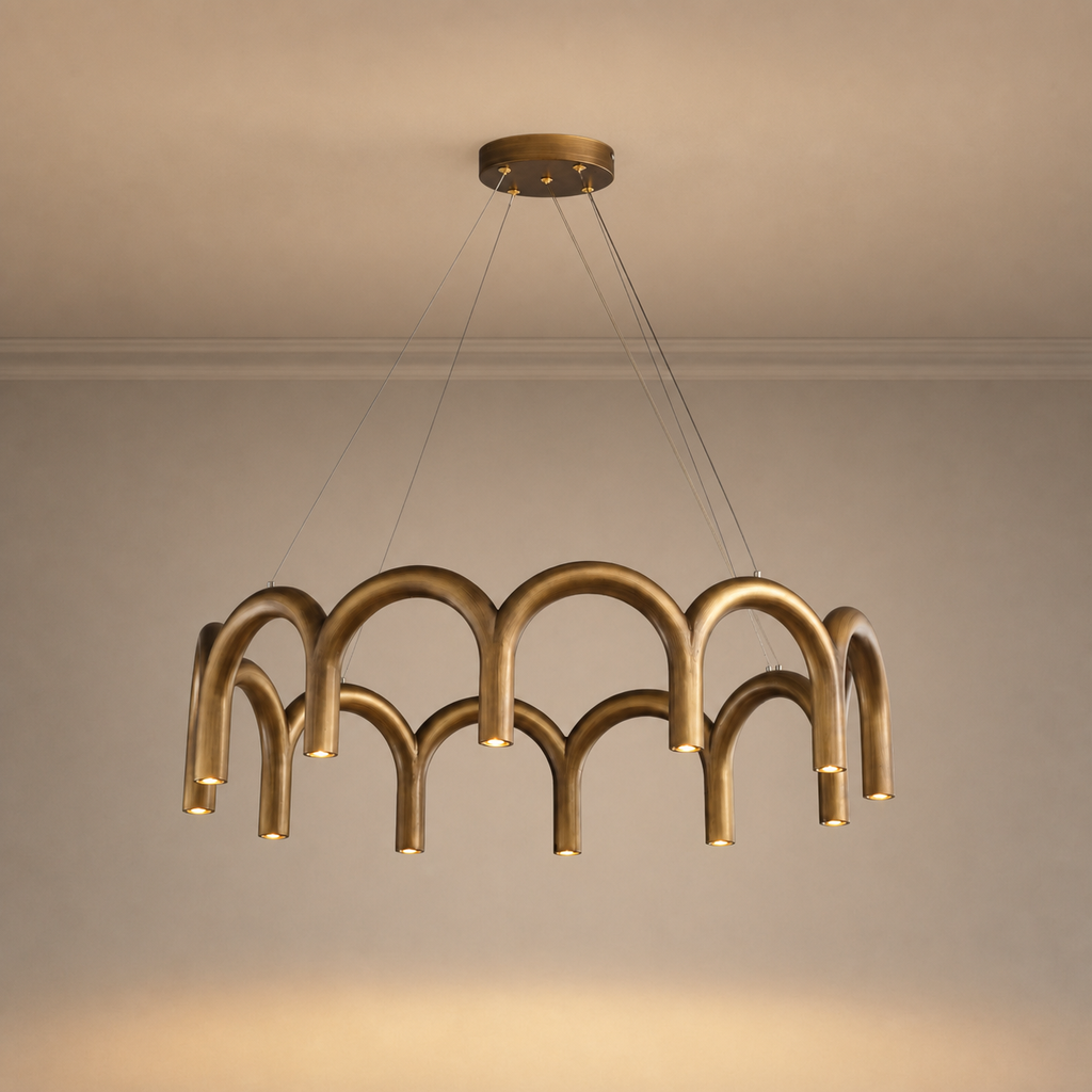 Modern Arched Multi-Light Chandelier - 01 01-hero-product