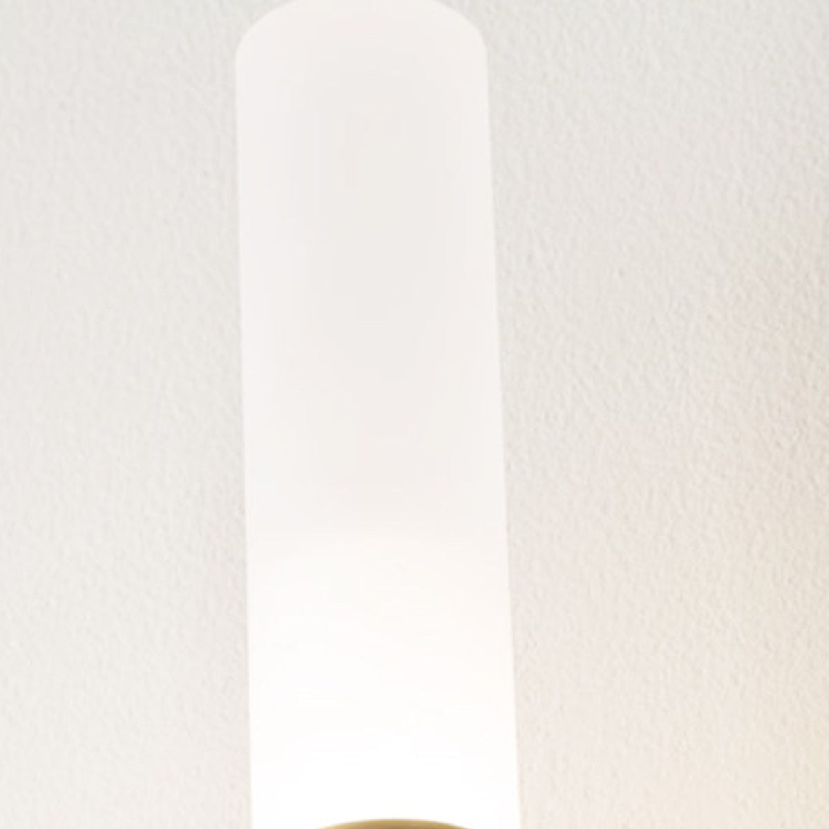 Double Loop Wall Sconce frosted cylinder detail