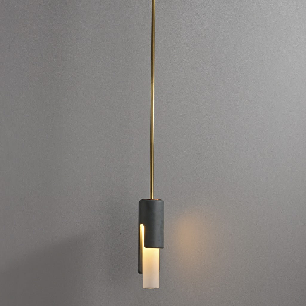 Modern Slim Stone Cylinder Pendant Light - 19 16-real-square-3-8-498