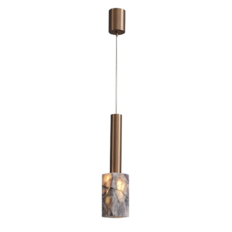 Modern Purple Crystal Cylinder Pendant Light - 27 16-white-background-1