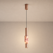 Modern Crystal Cylinder Pendant Light - generated main 01 01-hero-product