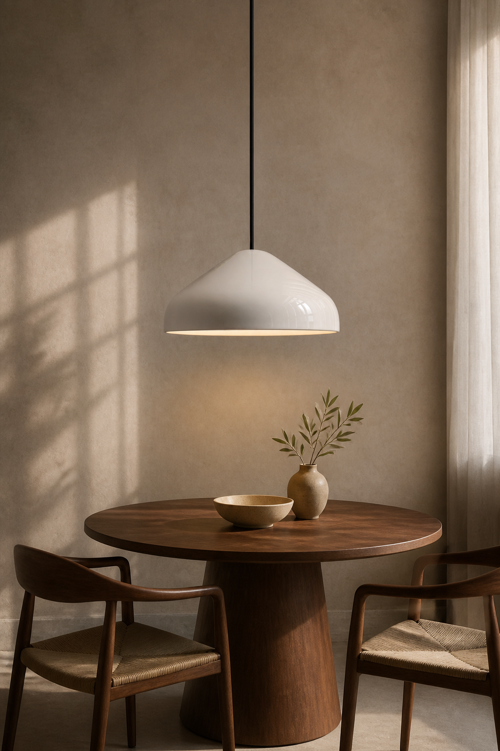 Modern Low Dome Pendant Light - curated collection card scene