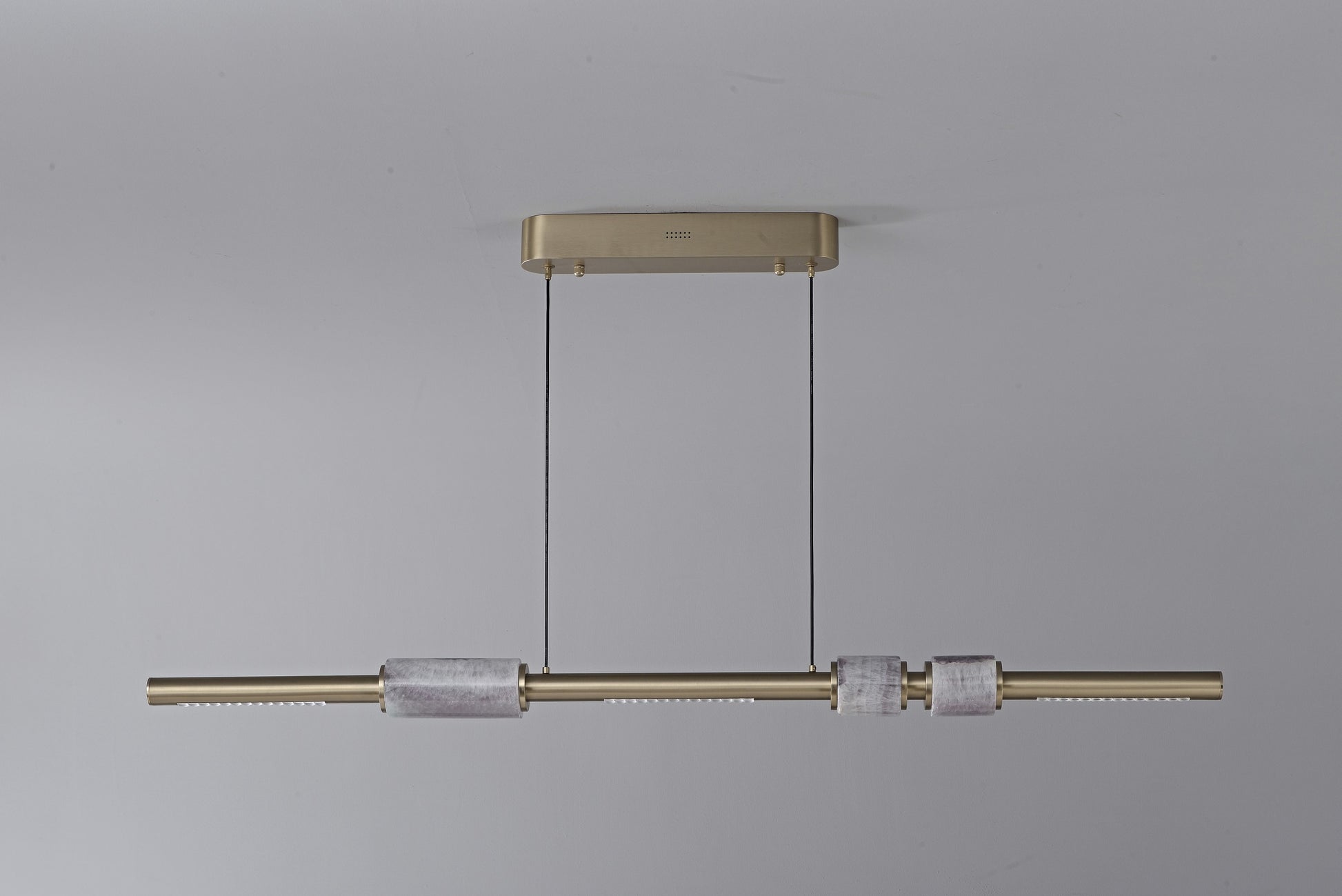 Modern Crystal Linear LED Island Chandelier - 29 18-real-detail-14