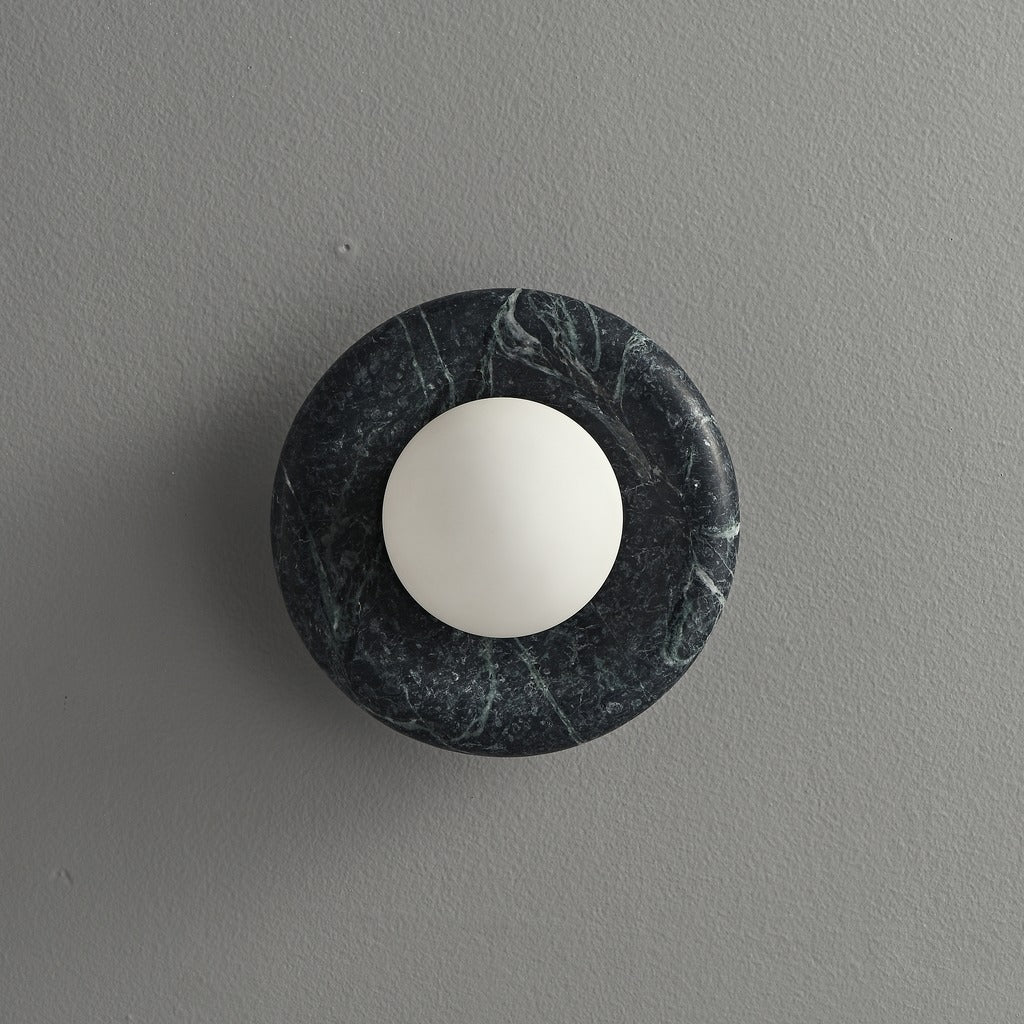 Modern Stone Ring Wall Sconce - 22 18-real-square-3-5--340