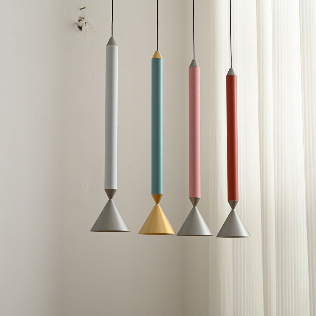 Modern Slim Cone Mini Pendant Light - 22 18-real-square-DSC-6650