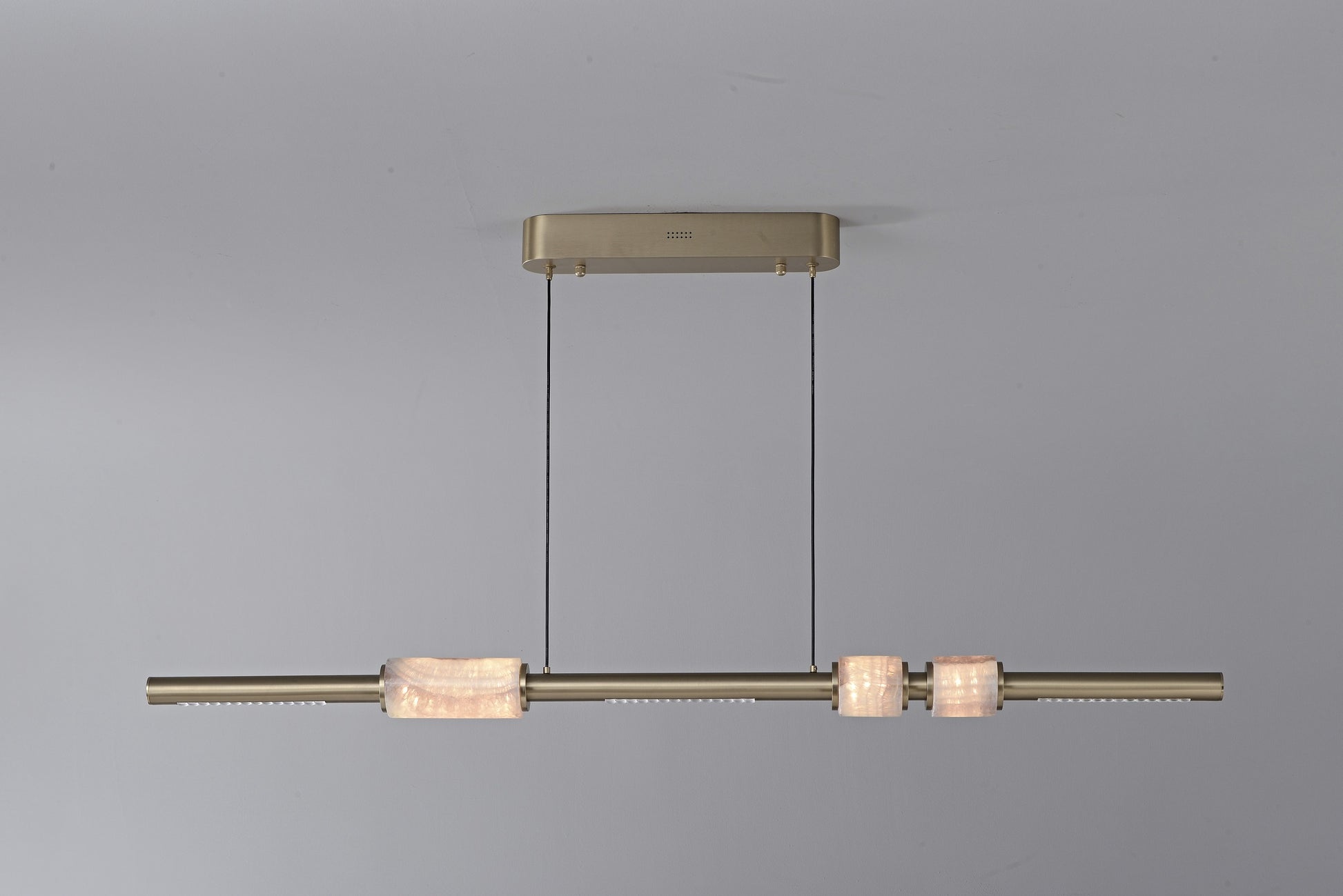 Modern Crystal Linear LED Island Chandelier - 30 19-real-detail-15
