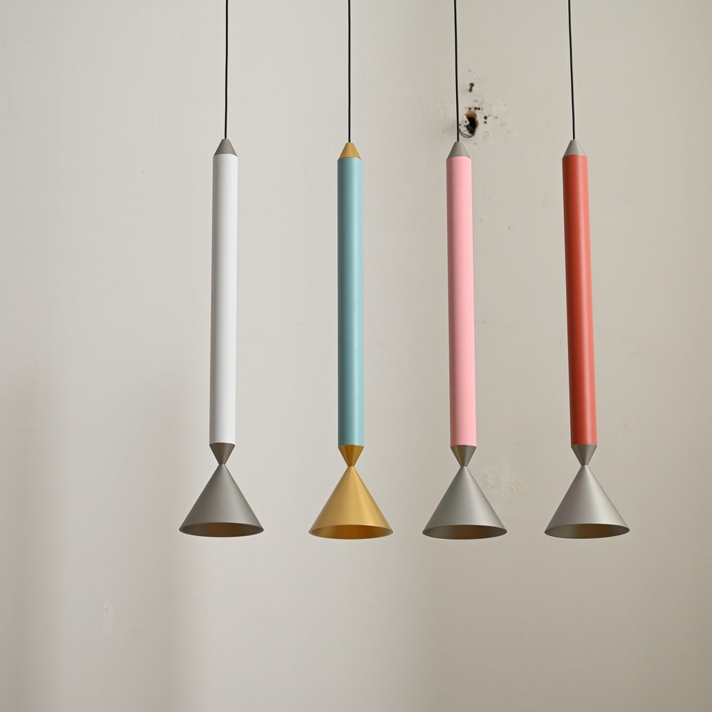 Modern Slim Cone Mini Pendant Light - 23 19-real-square-DSC-6653