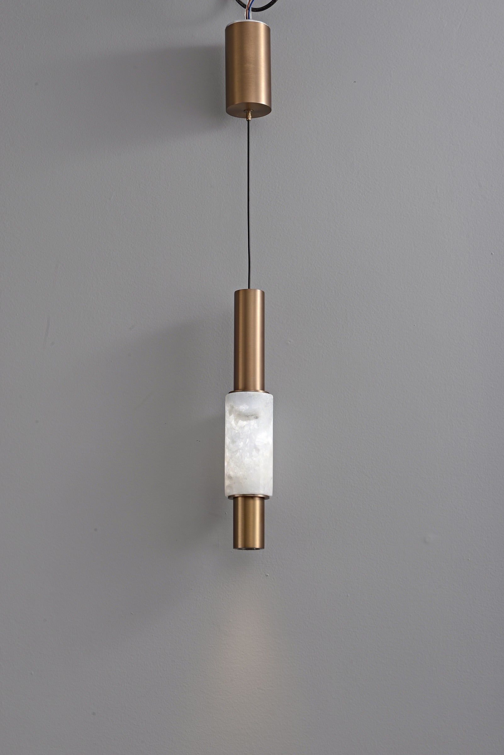 Modern Crystal Cylinder Pendant Light - 31 20-real-detail-16