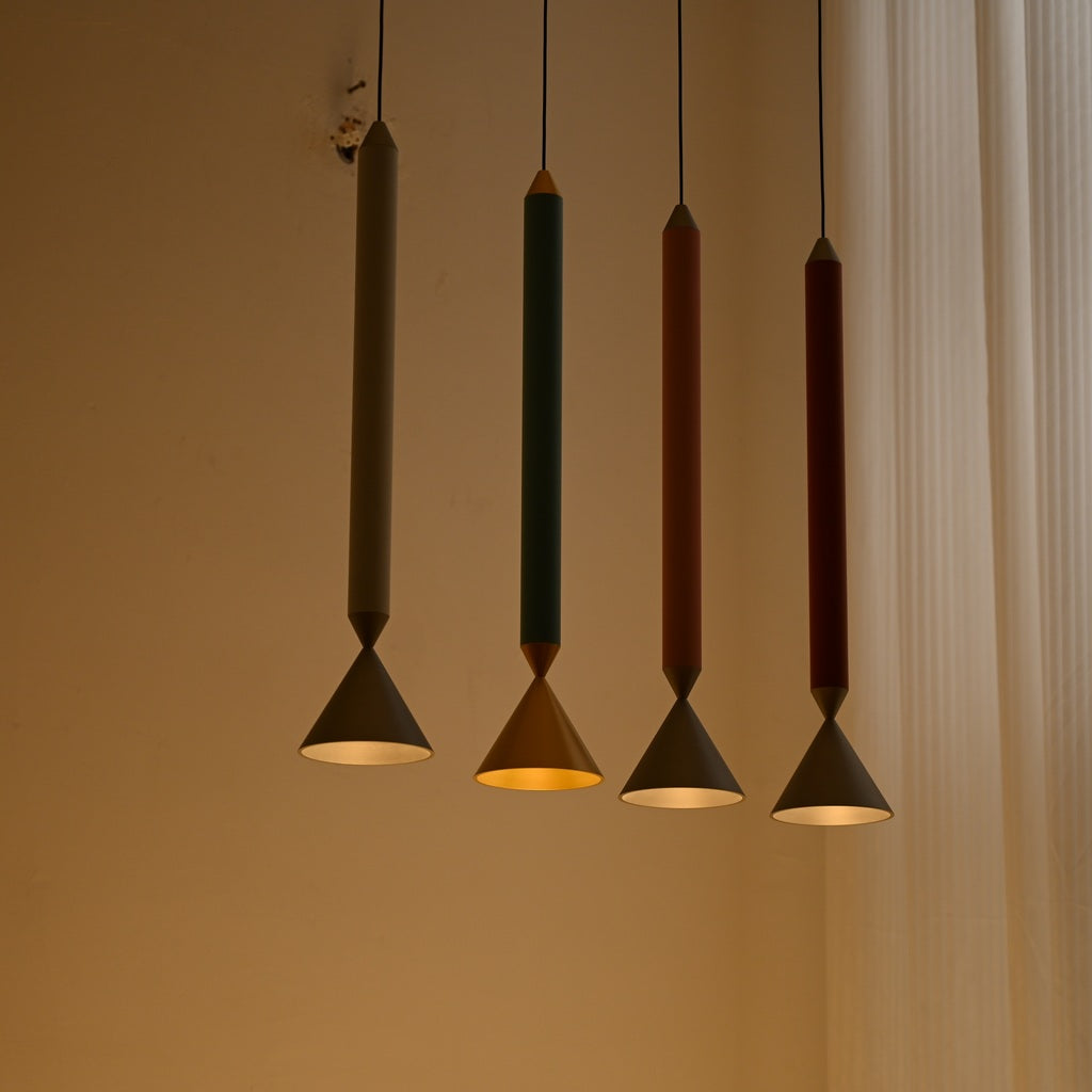 Modern Slim Cone Mini Pendant Light - 24 20-real-square-DSC-6668