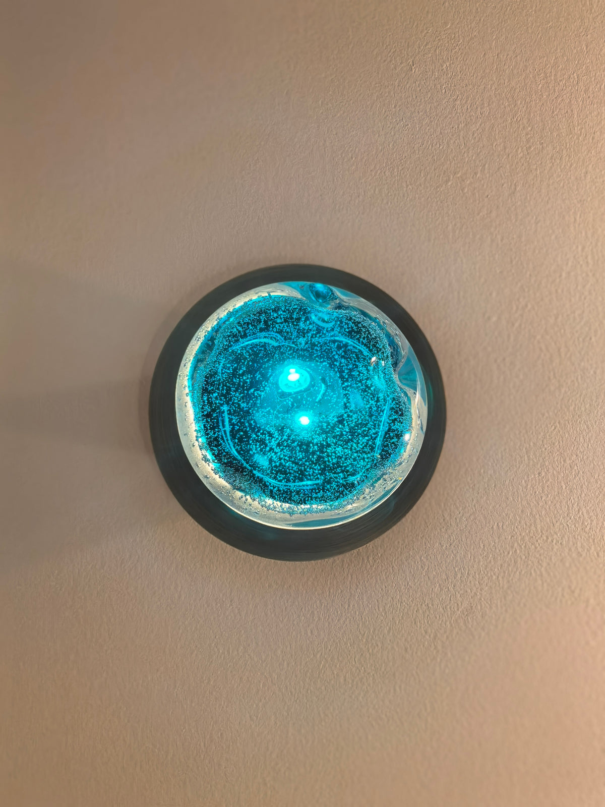 Modern Crystal Glass Globe Wall Sconce