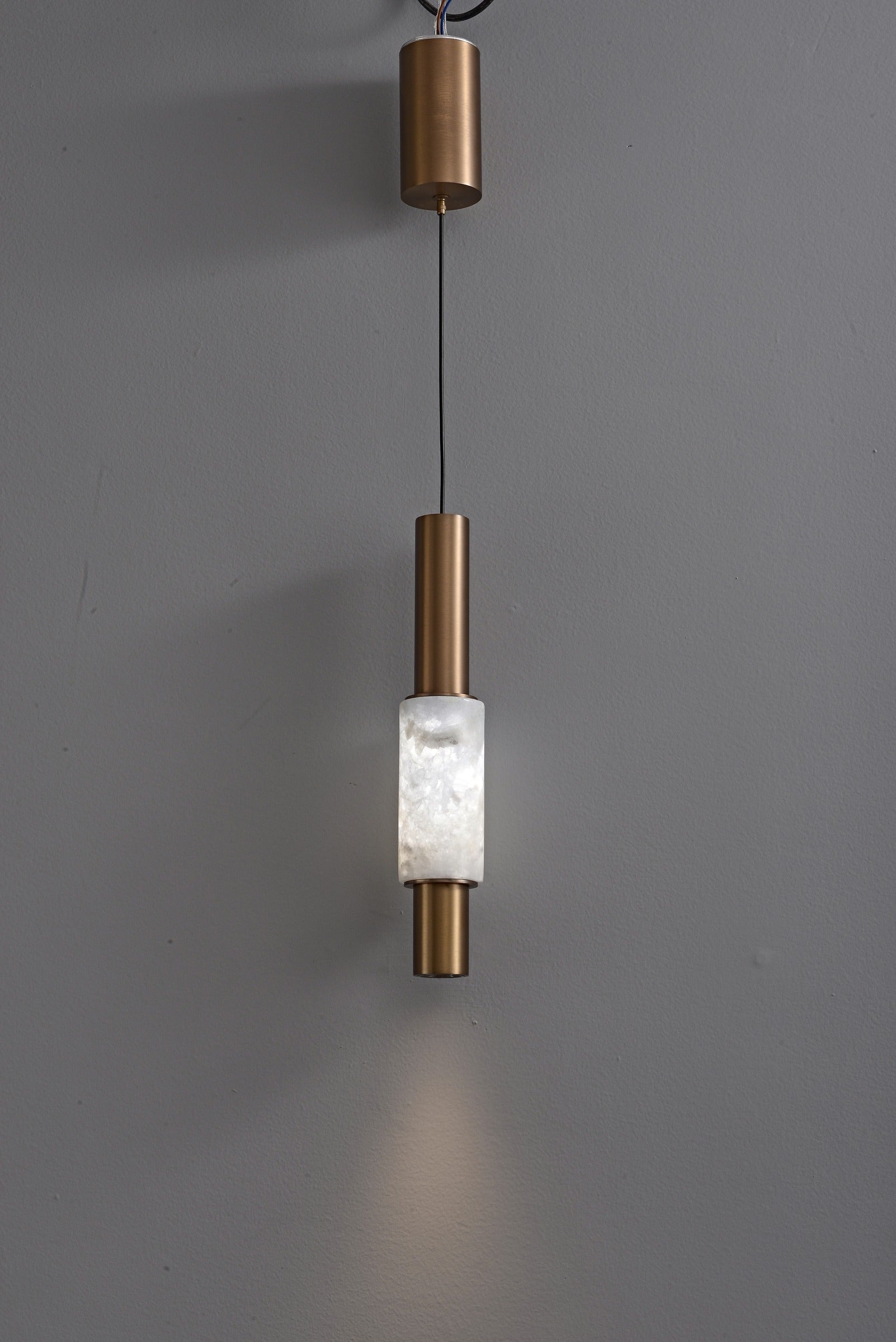 Modern Crystal Cylinder Pendant Light - 32 21-real-detail-17