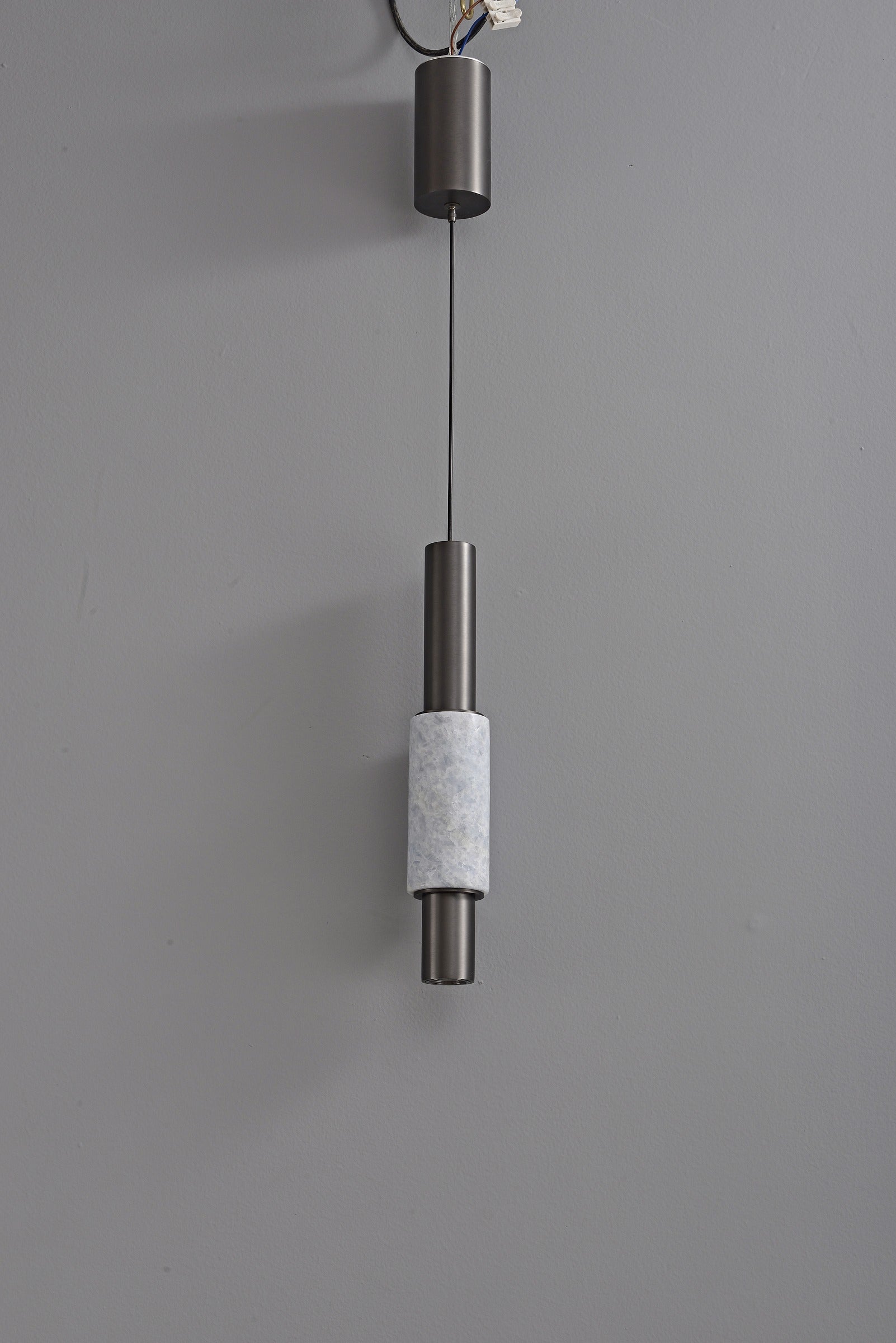Modern Crystal Cylinder Pendant Light - 33 22-real-detail-18