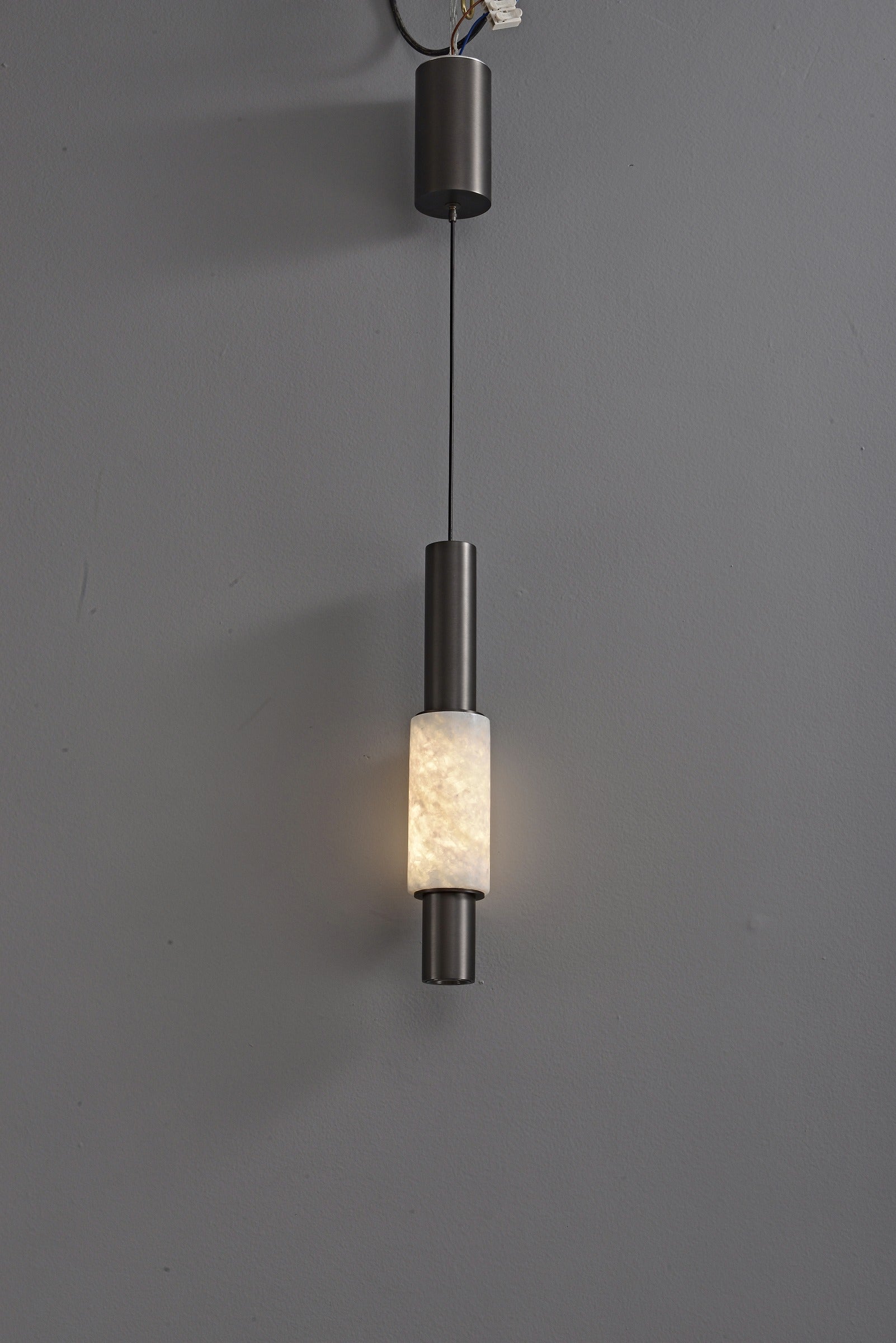 Modern Crystal Cylinder Pendant Light - 34 23-real-detail-19
