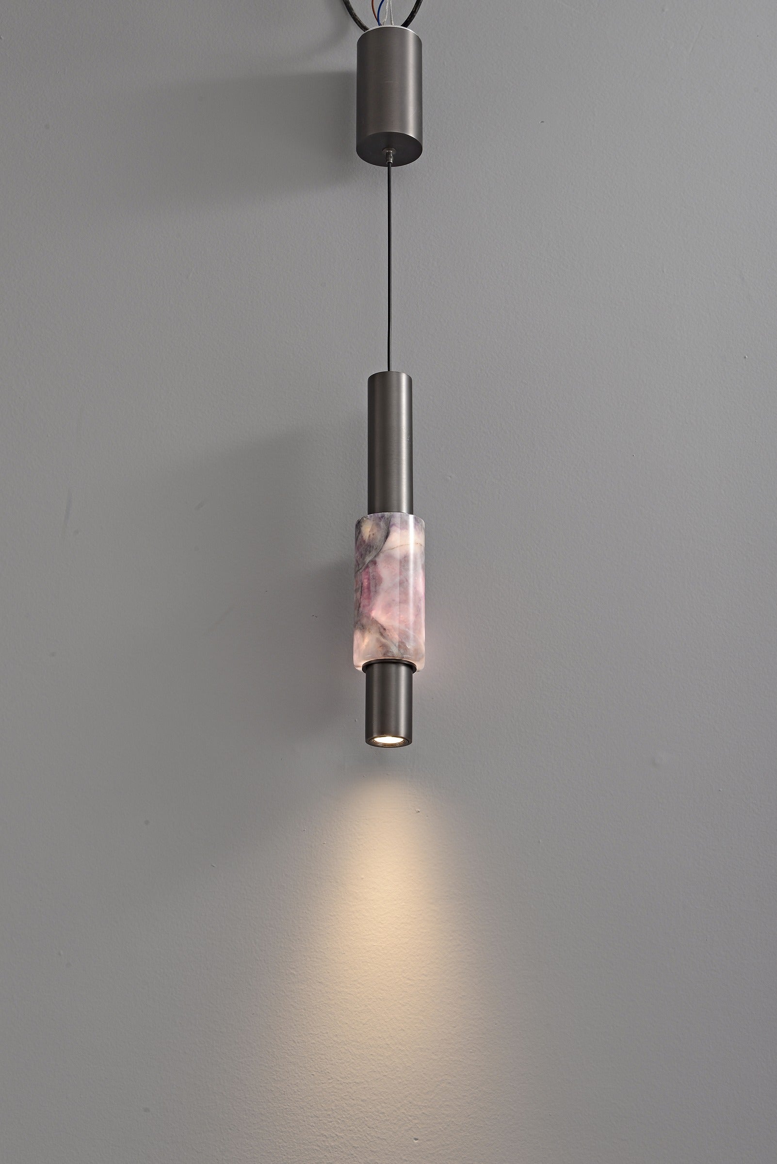 Modern Crystal Cylinder Pendant Light - 37 26-real-detail-22