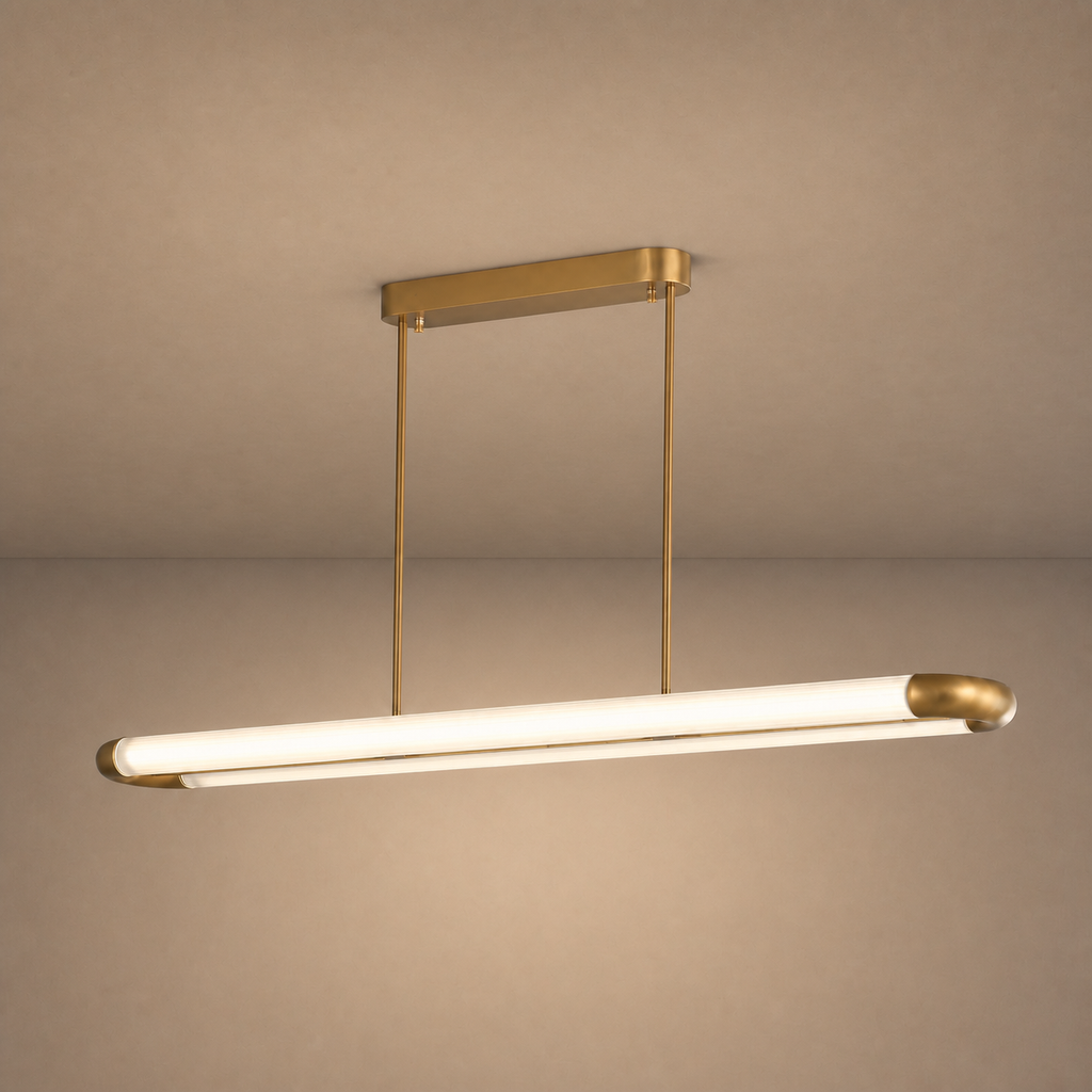 Modern Linear Tube Pendant Light - 01 01-hero-product