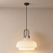 Modern Glass Dome Pendant Light - generated workflow 01 01-hero-product