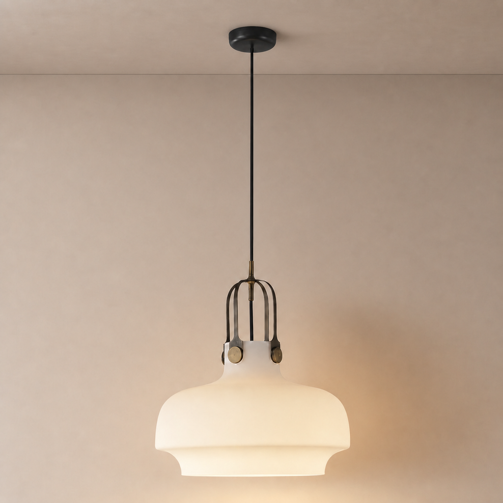Modern Glass Dome Pendant Light - generated workflow 01 01-hero-product