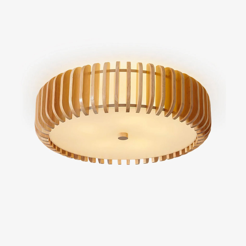 Oakflare Natural Wood Ceiling Light - Japanese Style Living Room and Bedroom