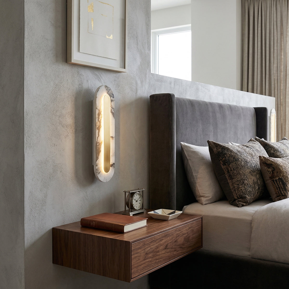 Marmo Marble LED Wall Sconce — AL-ST0032 — product view 2
