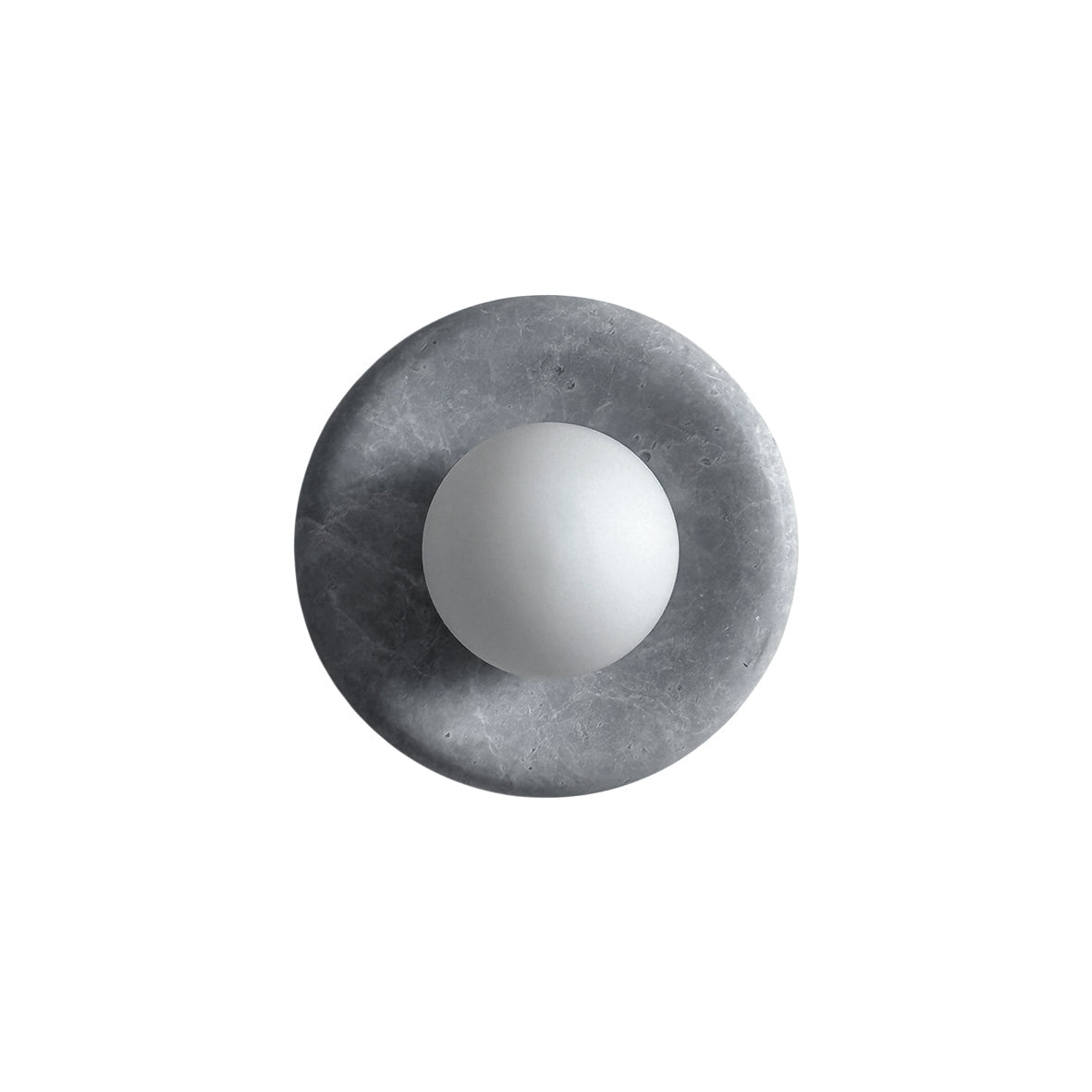 Orli Grey Marble Globe Wall Sconce — AL-ST0035 — product view 3