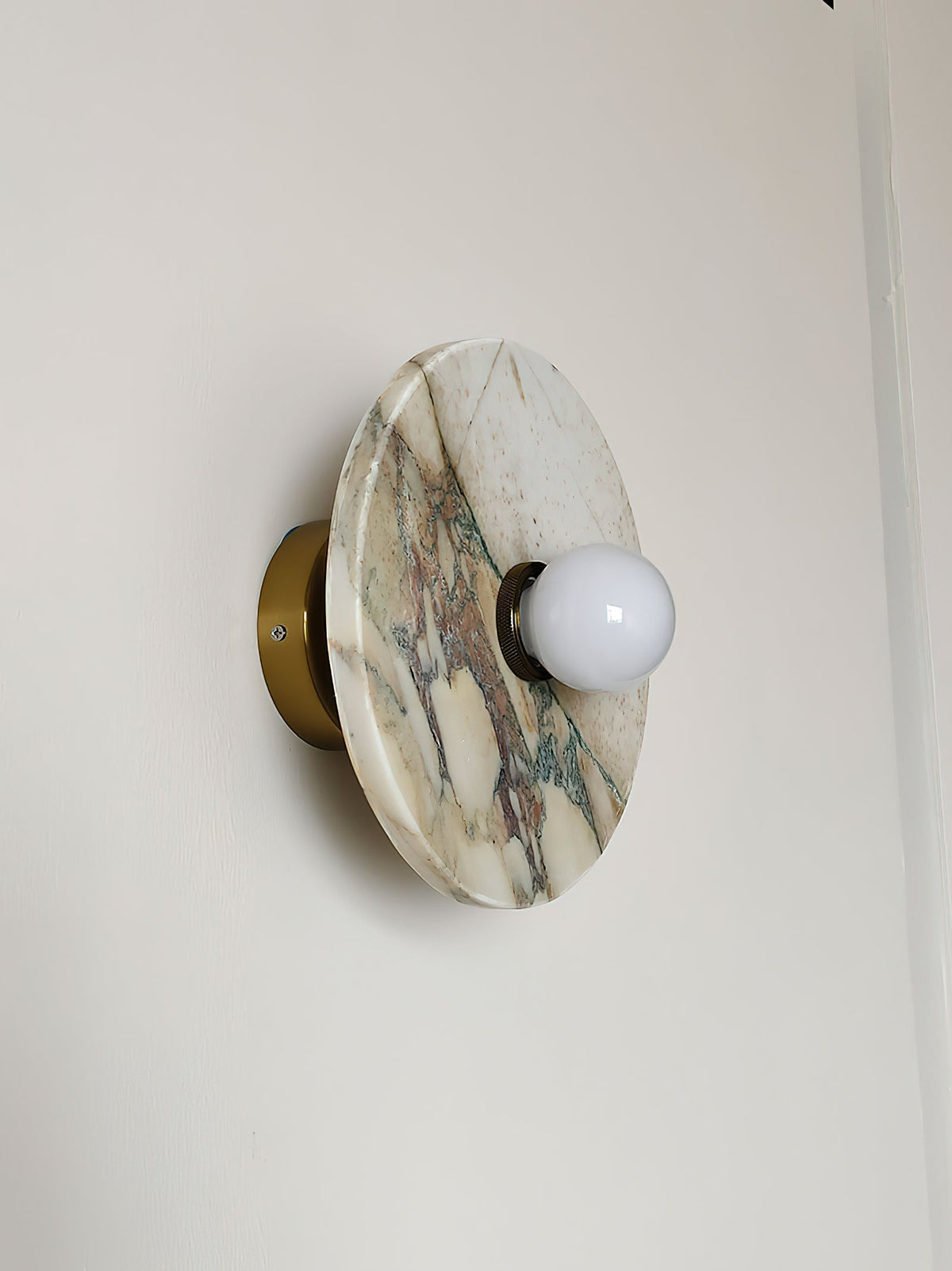 Alba Organic Modern Marble Wall Sconce — AL-ST0042 — product view 3