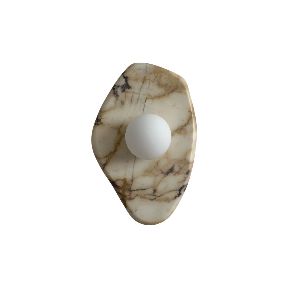 Organic Modern Textured Marble Wall Sconce — AL-ST0043 — product view 4