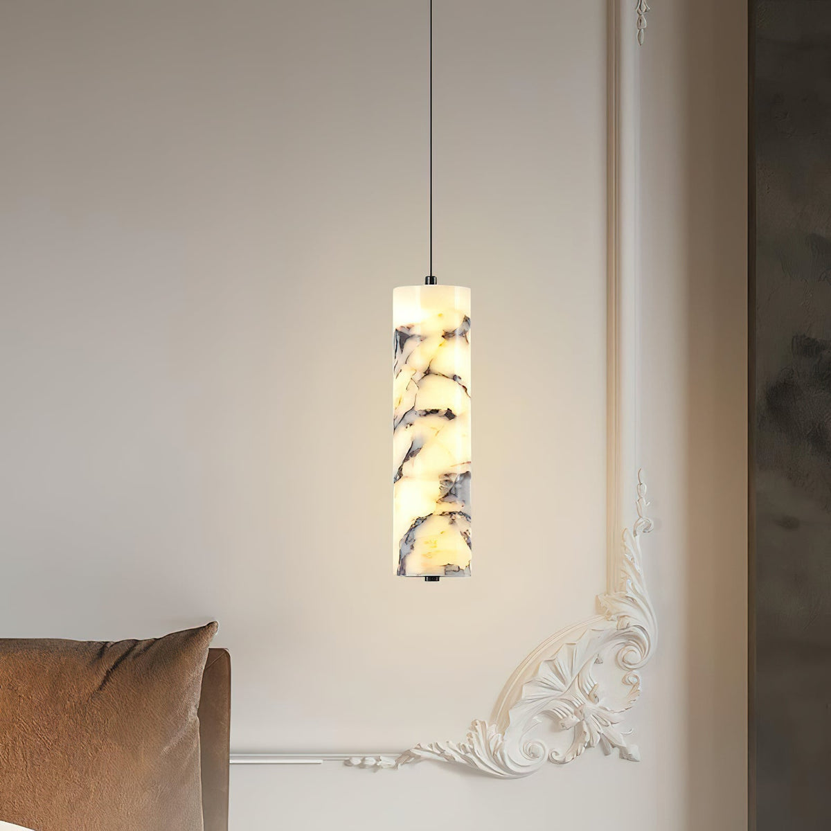 Opus Marble LED Pendant Light — AL-ST0052 — product view 1