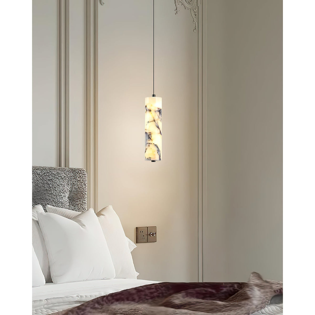 Opus Marble LED Pendant Light — AL-ST0052 — product view 3