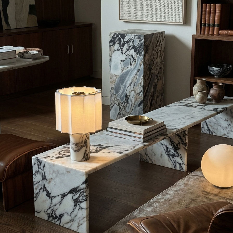 Valli Marble Rechargeable Table Lamp — AL-ST0061 — product view 1