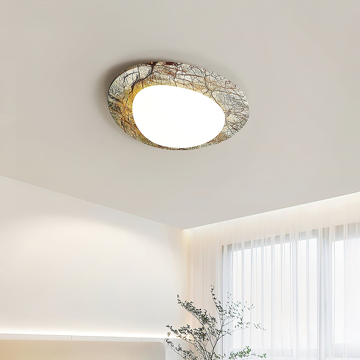 Kauai Marble LED Ceiling Light — AL-ST0064 — product view 3
