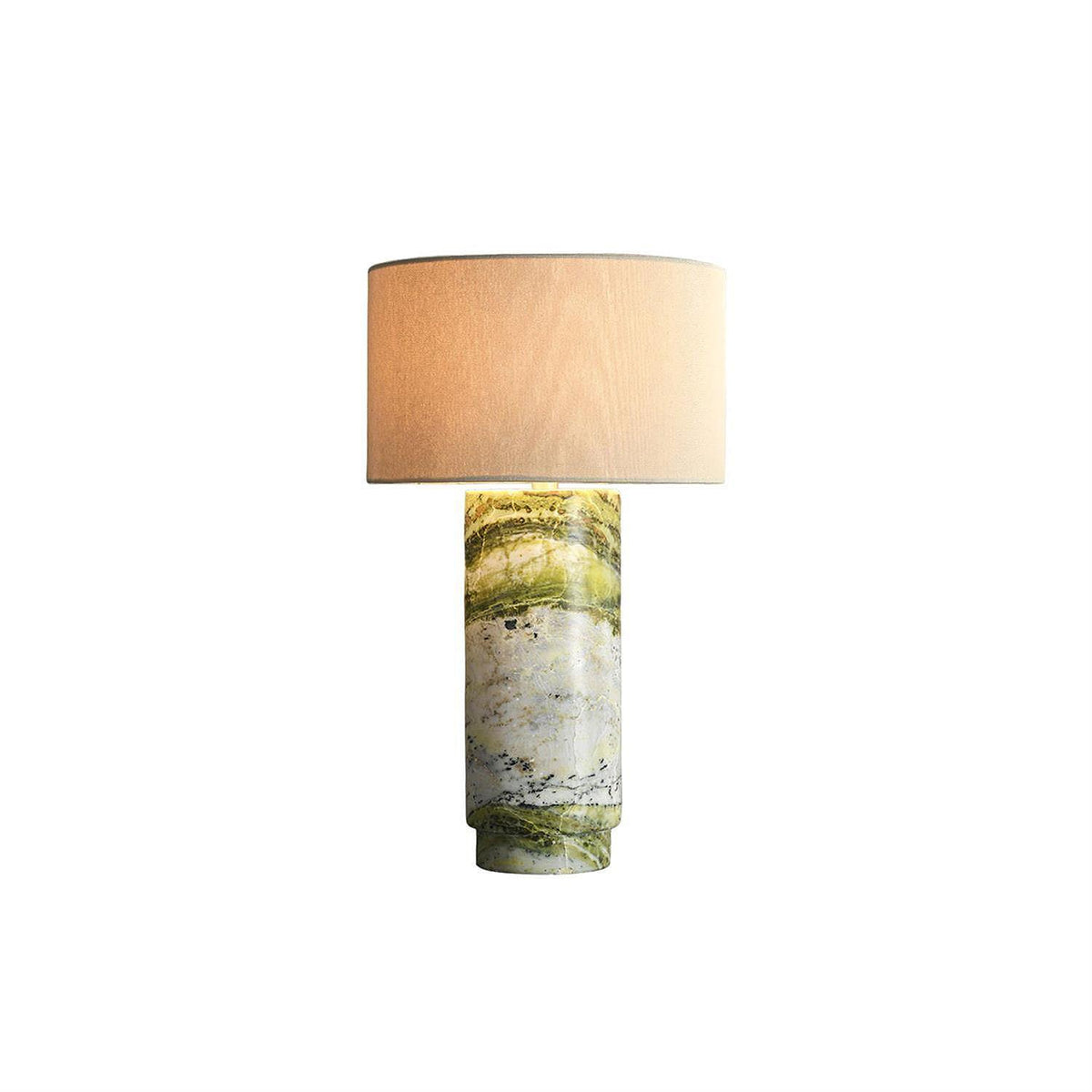 Terra Marble Table Lamp with Fabric Shade — AL-ST0071 — product view 4