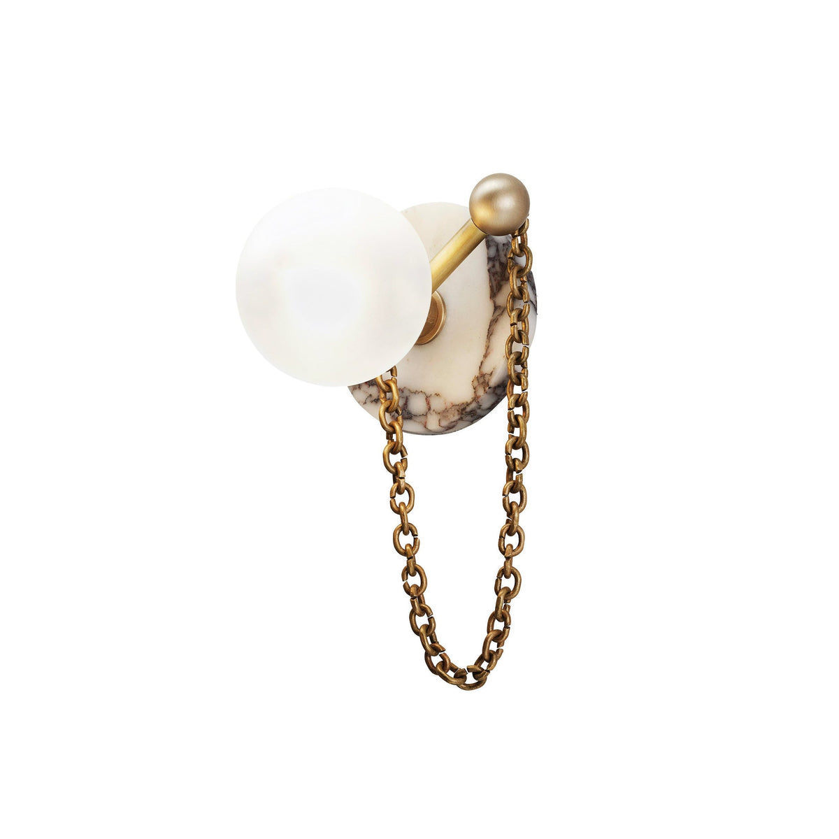 Alla Stone Wall Sconce with Glass Shade — AL-ST0076 — product view 3