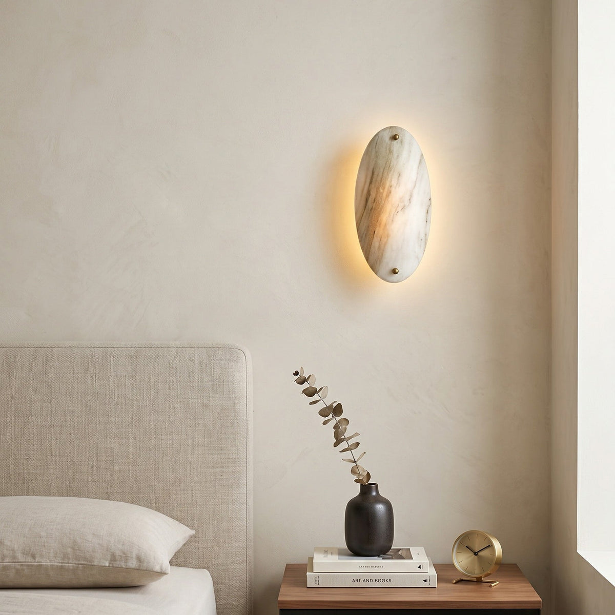 Bekki Marble LED Wall Sconce — AL-ST0091 — product view 1