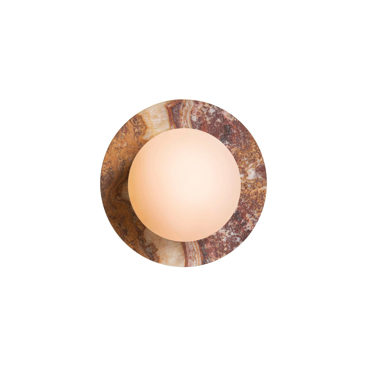 Onyx Krema Globe Wall Sconce — AL-ST0096 — product view 4