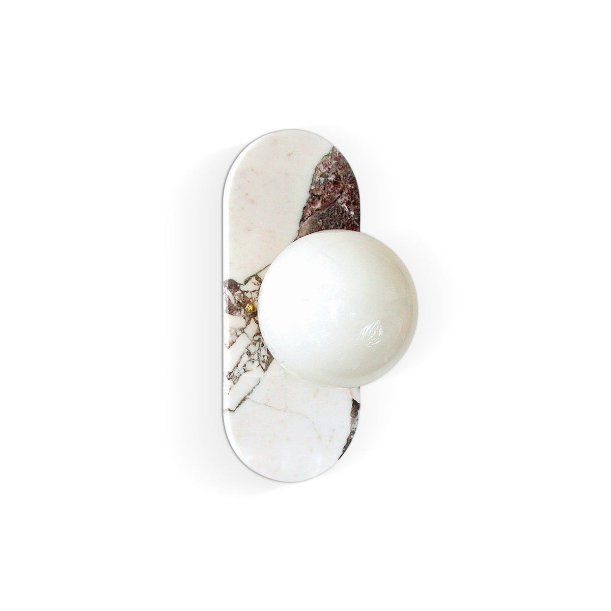 Viola Oval Marble Wall Sconce — AL-ST0099 — product view 4