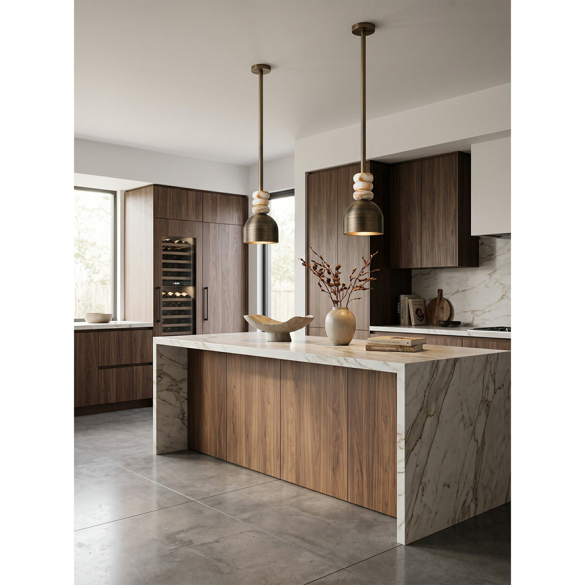 Boston Marble Pendant Light — AL-ST0100 — product view 2